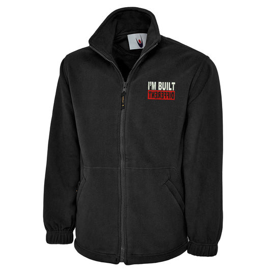 Hits Different Embroidered Fleece Jacket