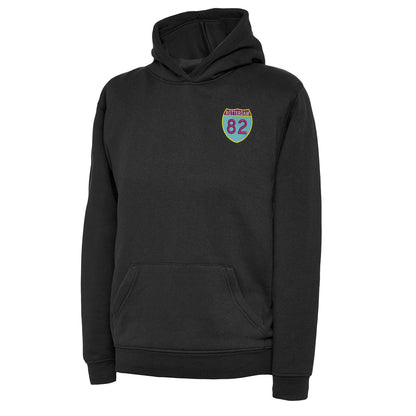 Retro Rotterdam 82 Embroidered Children's Hoodie