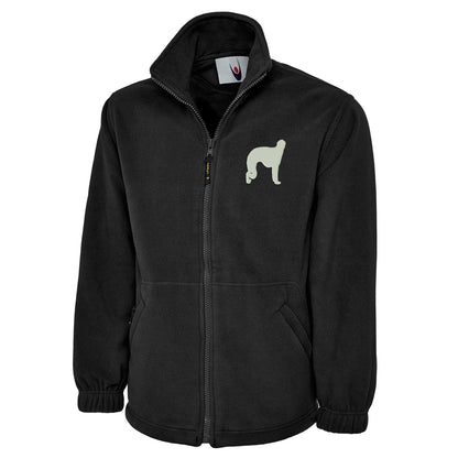 Borzoi Embroidered Premium Fleece Jacket