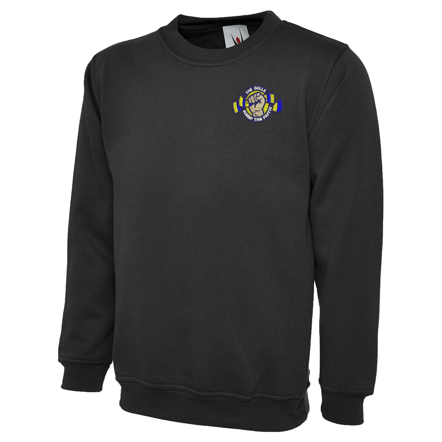 The Gulls Keep The Faith Embroidered Classic Sweatshirt