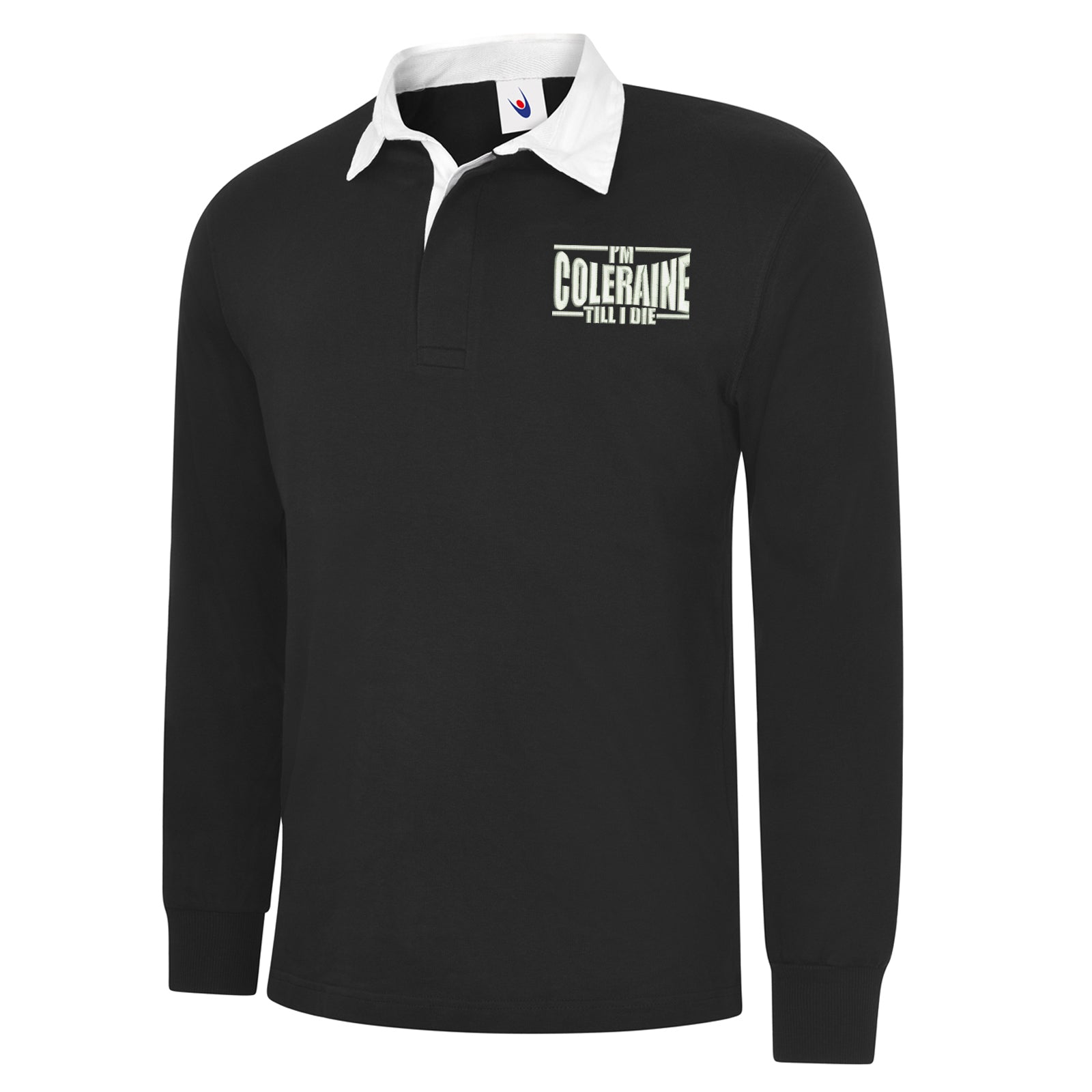 I am Coleraine Embroidered Classic Rugby Shirt