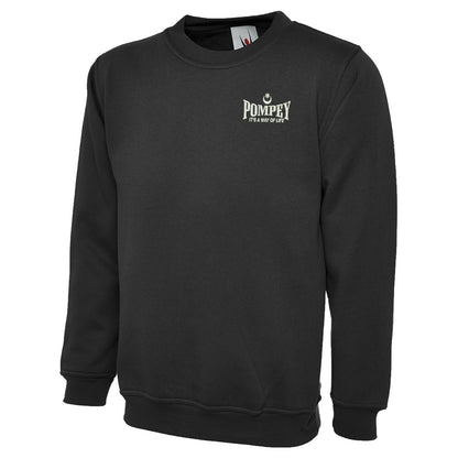 Pompey It's a Way of Life Embroidered Classic Sweatshirt