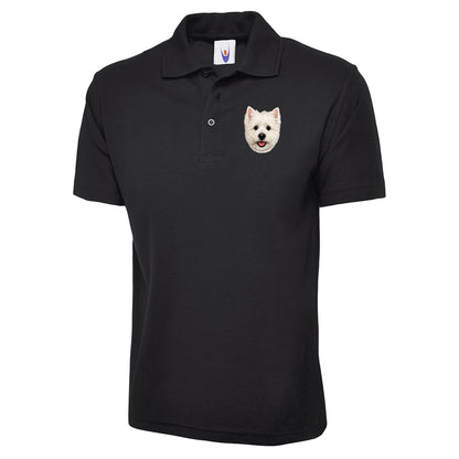 Westie Dog Face Classic Polo Shirt