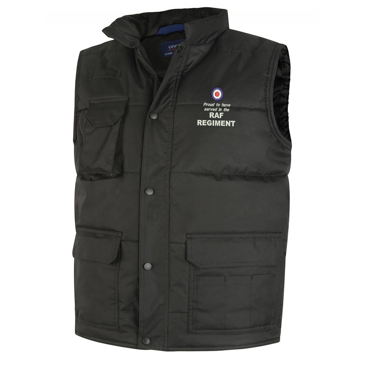 Proud to Have Served in The RAF Regiment Embroidered Super Pro Body Warmer