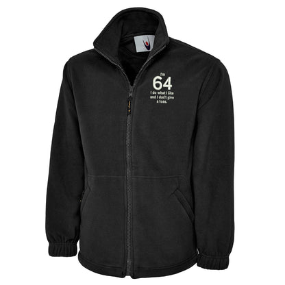 64th Birthday Fleece Jacket