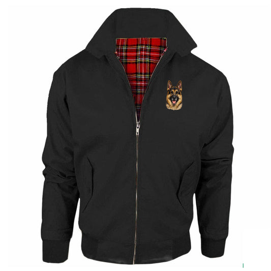 German Shepherd Dog Face Jacket Mens
