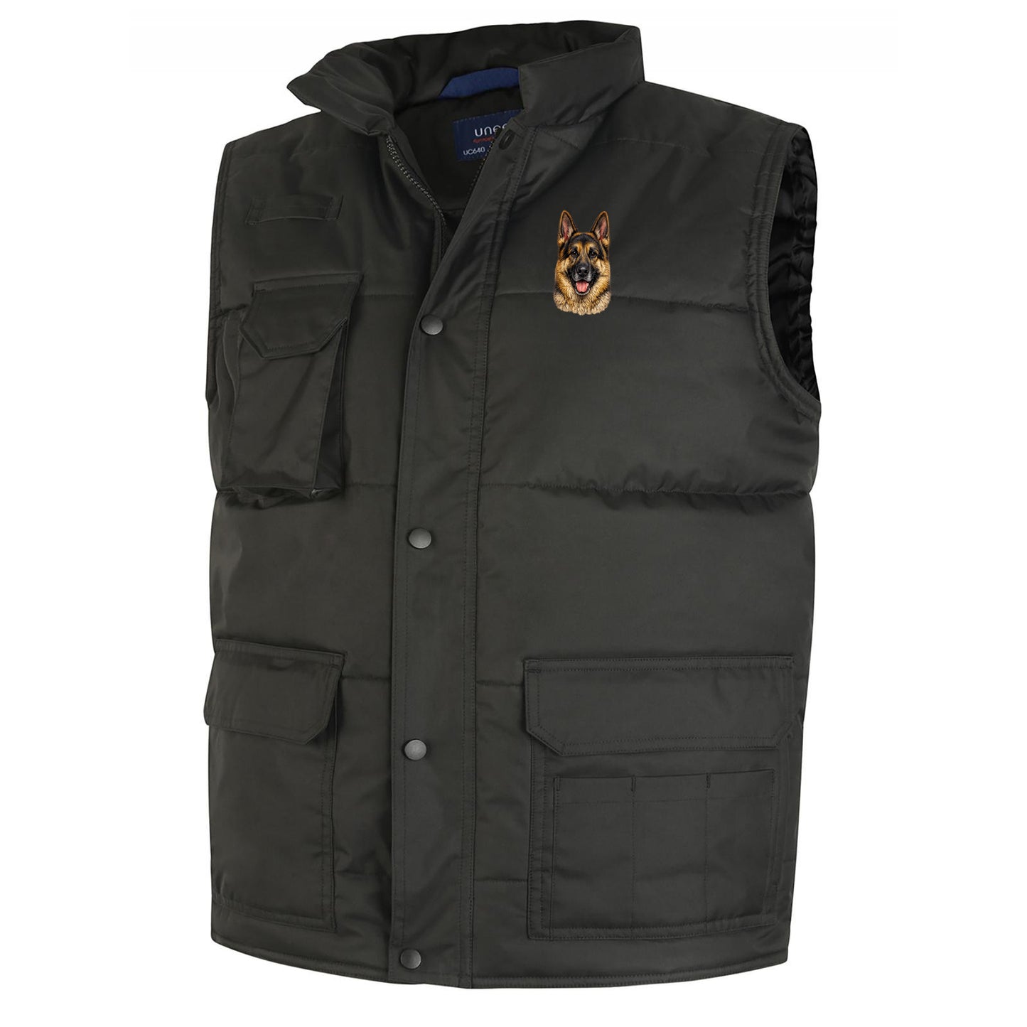 German Shepherd Dog Face Bodywarmer