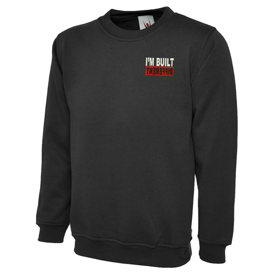 Hits Different Embroidered Sweatshirt