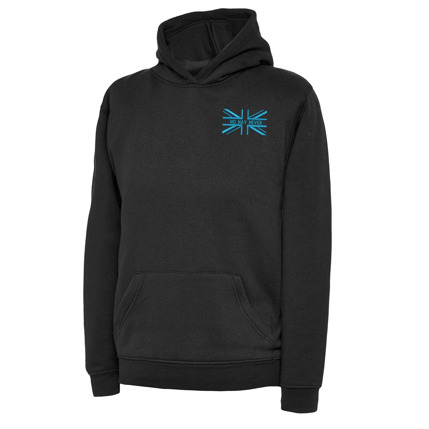 No Nay Never Union Jack Embroidered Children's Hoodie