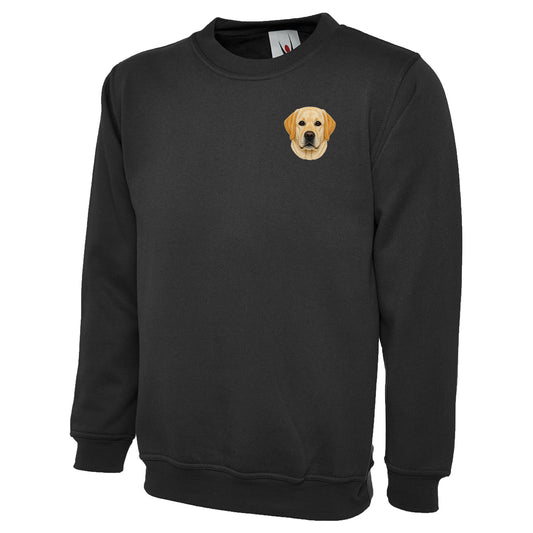 Labrador Dog Face Sweatshirt