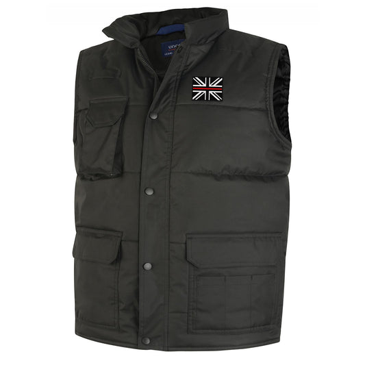 Thin Red Line Union Jack Bodywarmer