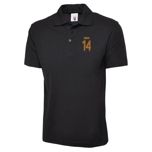 Cruyff 14 Embroidered Classic Polo Shirt