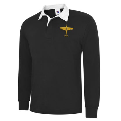 Hawker Hurricane Embroidered Classic Rugby Shirt