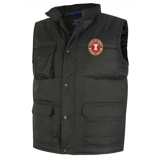 Retro Swindon Town Football League Cup Winners 1969 Embroidered Super Pro Body Warmer