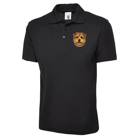 Norfolk Terrier Dog Face Classic Polo Shirt 