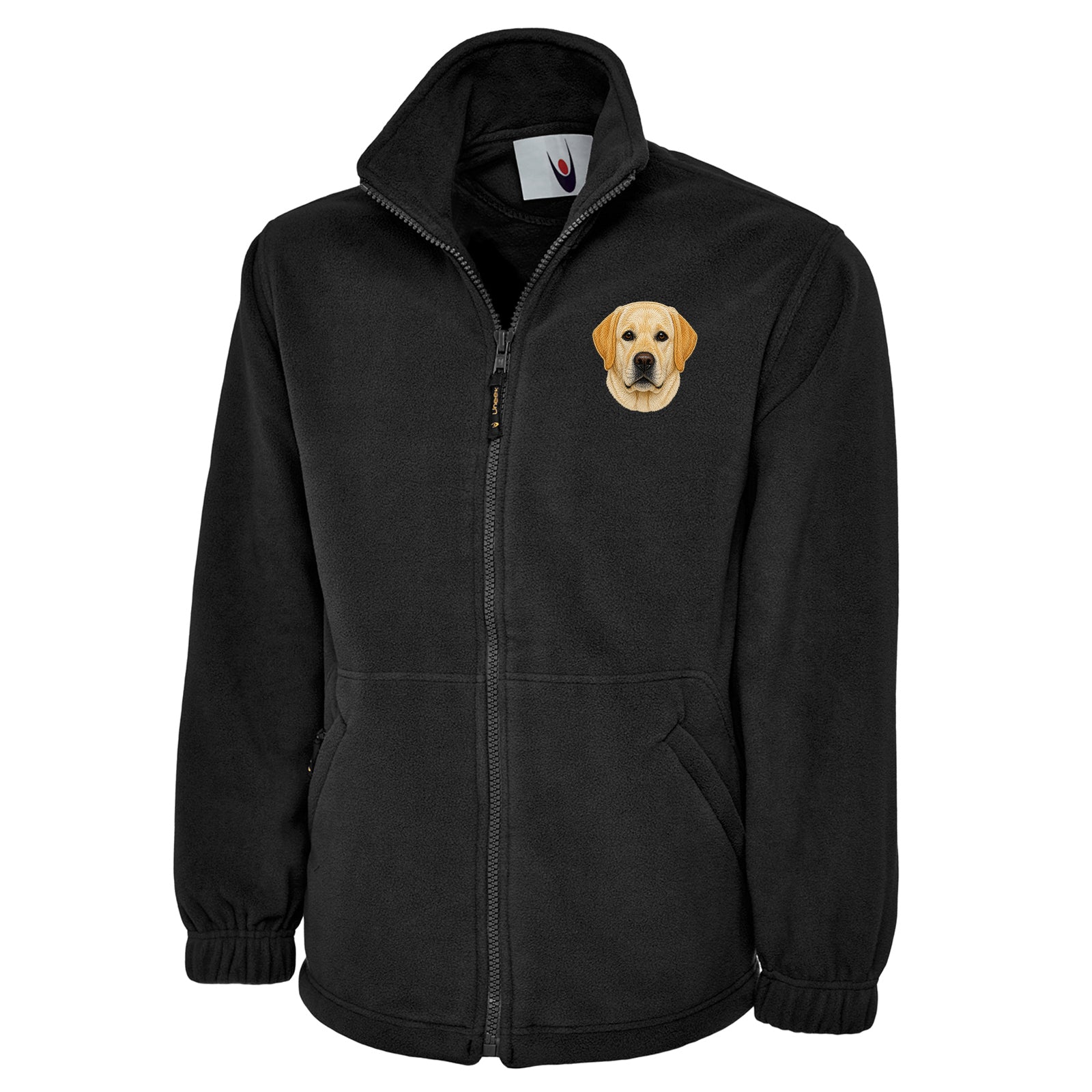 Labrador Dog Face Fleece Jacket 