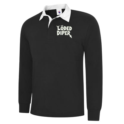 Loded Diper Rock Band Football Top