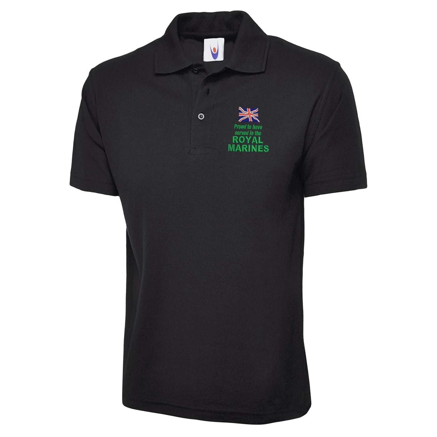 Proud to Have Served in The Royal Marines Embroidered Classic Polo Shirt