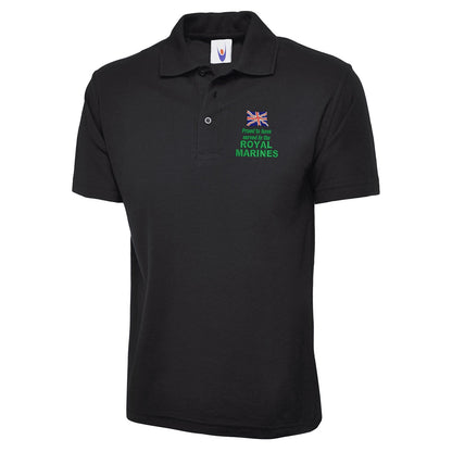 Proud to Have Served in The Royal Marines Embroidered Classic Polo Shirt
