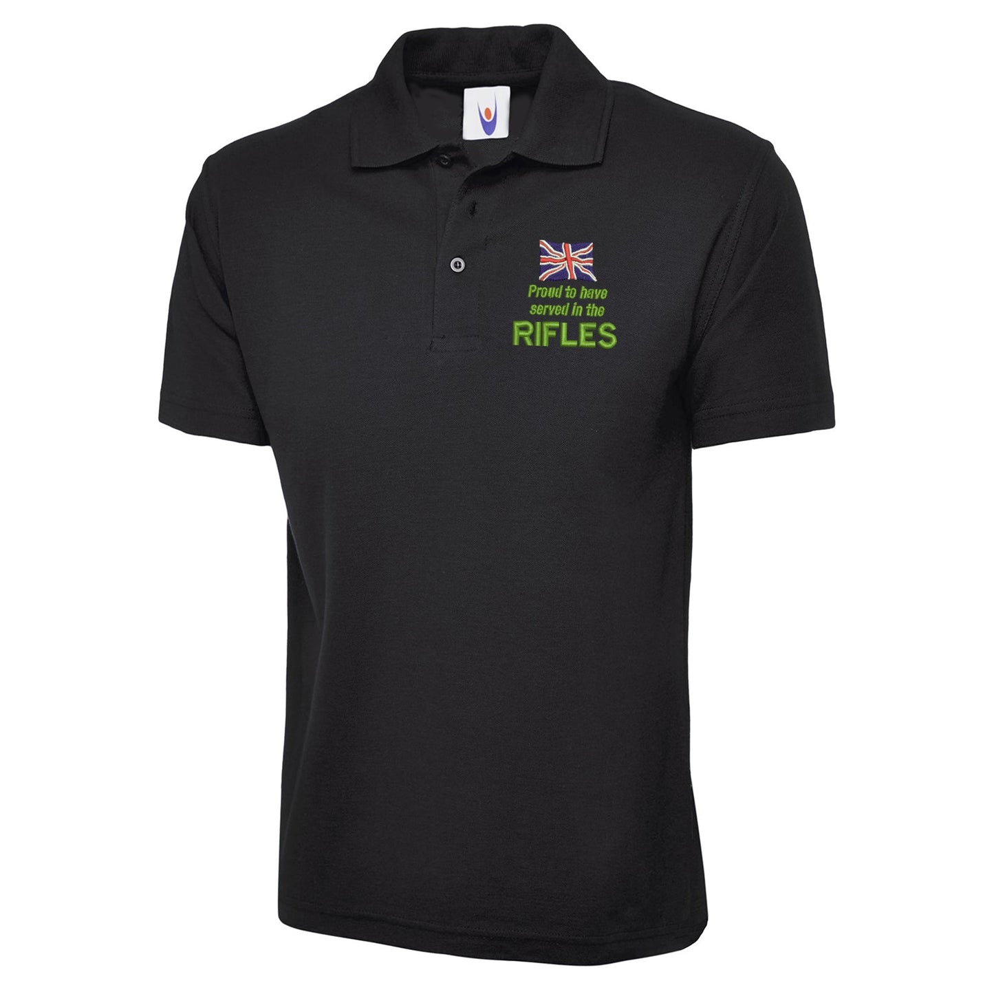 Proud to Have Served in The Rifles Embroidered Classic Polo Shirt