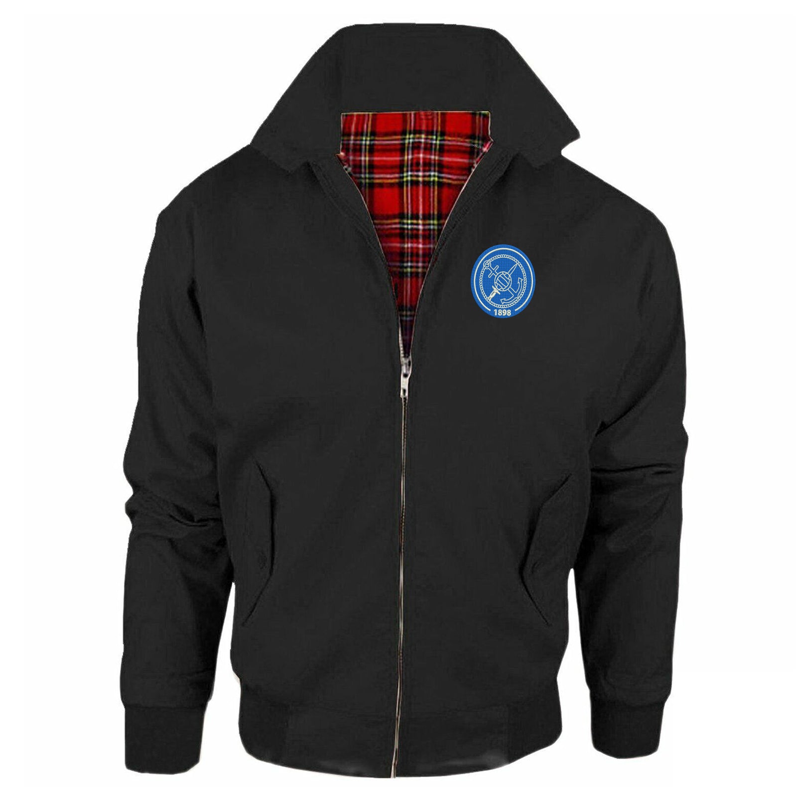 Retro Portsmouth Football Jacket Mens
