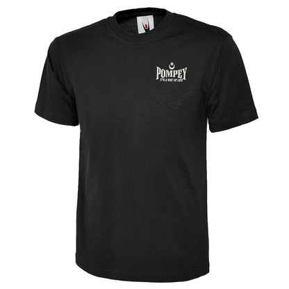 Pompey It's a Way of Embroidered Life Classic T-Shirt