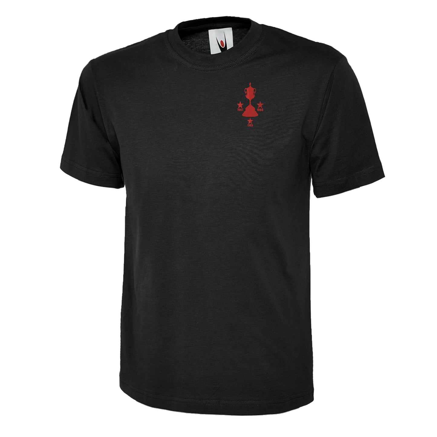 Retro Tamworth Three Time Birmingham Senior Cup Winners Embroidered Children's T-Shirt