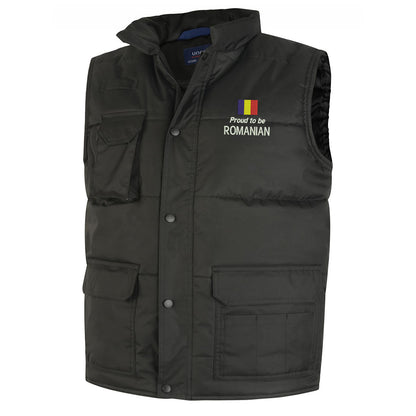 Proud to be Romanian Embroidered Super Pro Body Warmer