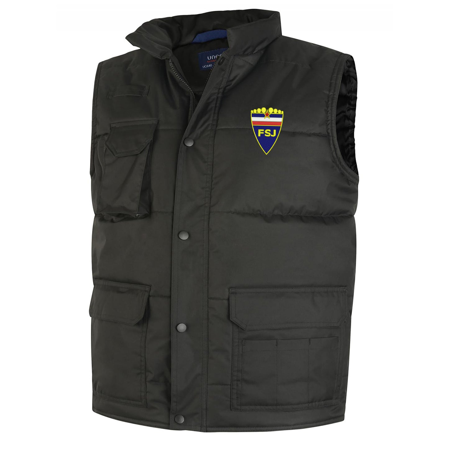 Retro Yugoslavia 1945 Embroidered Super Pro Body Warmer
