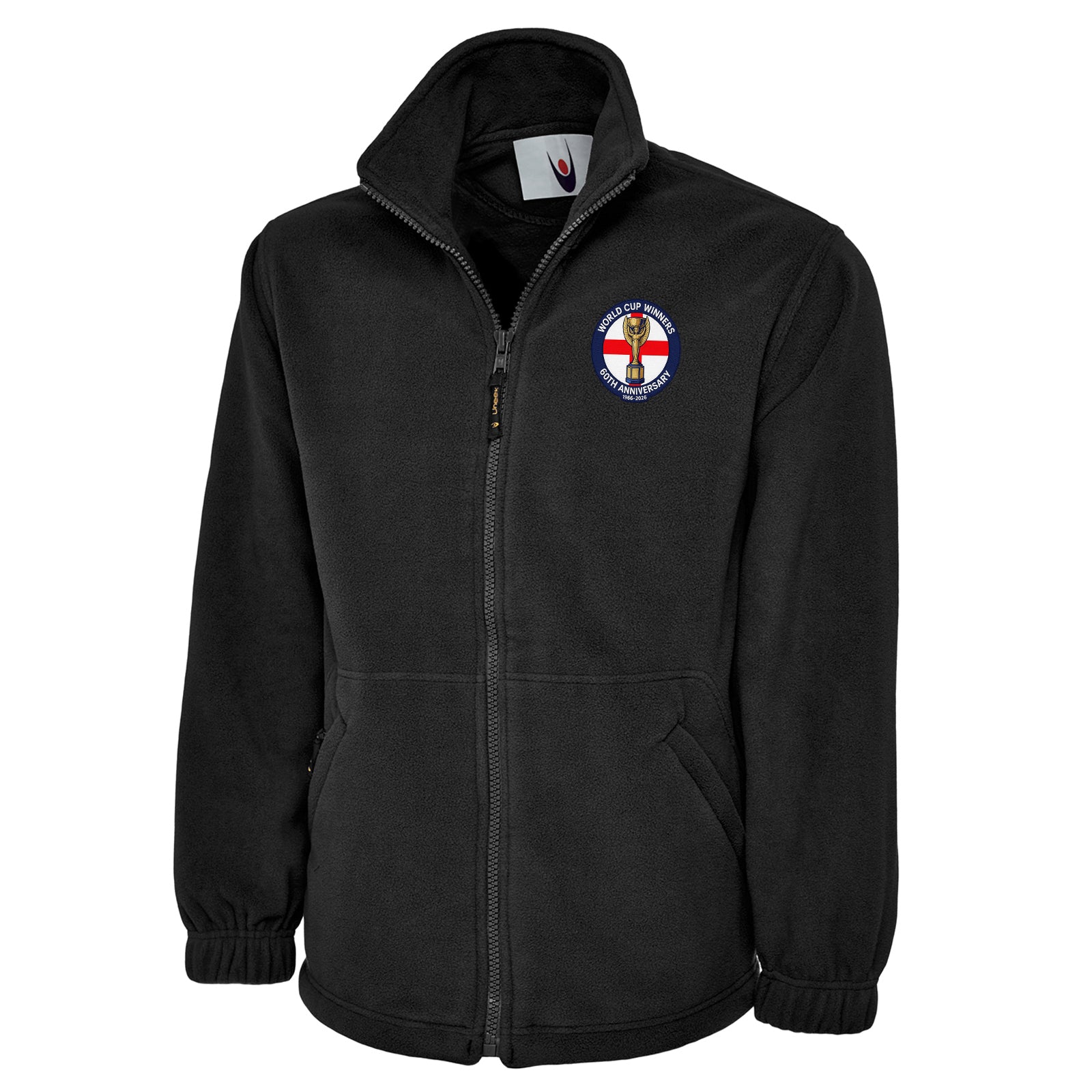 Retro England Football Fleece Jacket