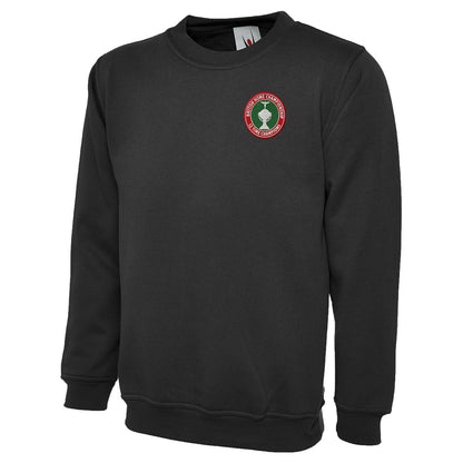 Retro Wales British Home Championship 12 Time Champions Embroidered Classic Sweatshirt
