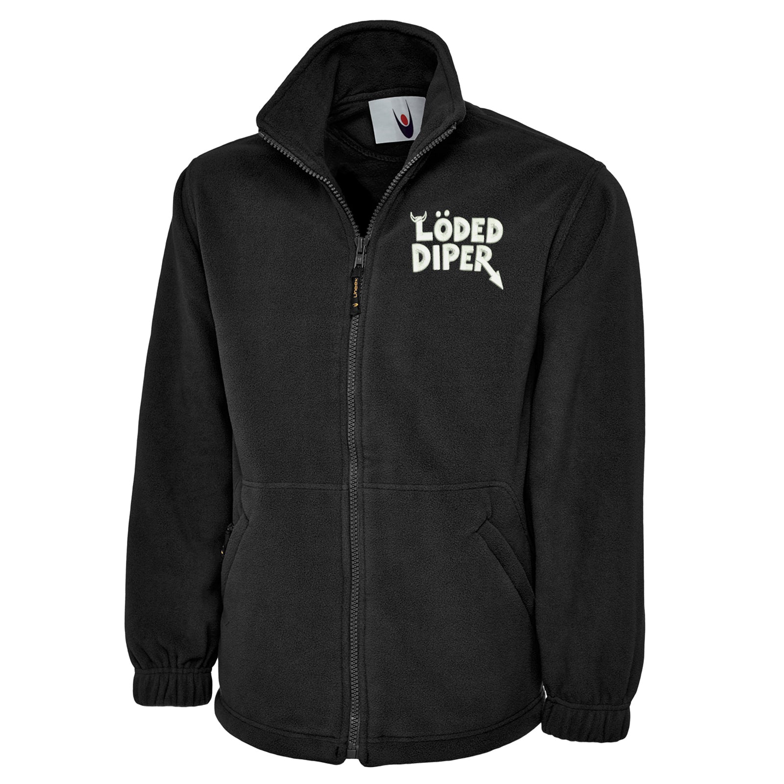 Loded Diper Rock Band Fleece Jacket