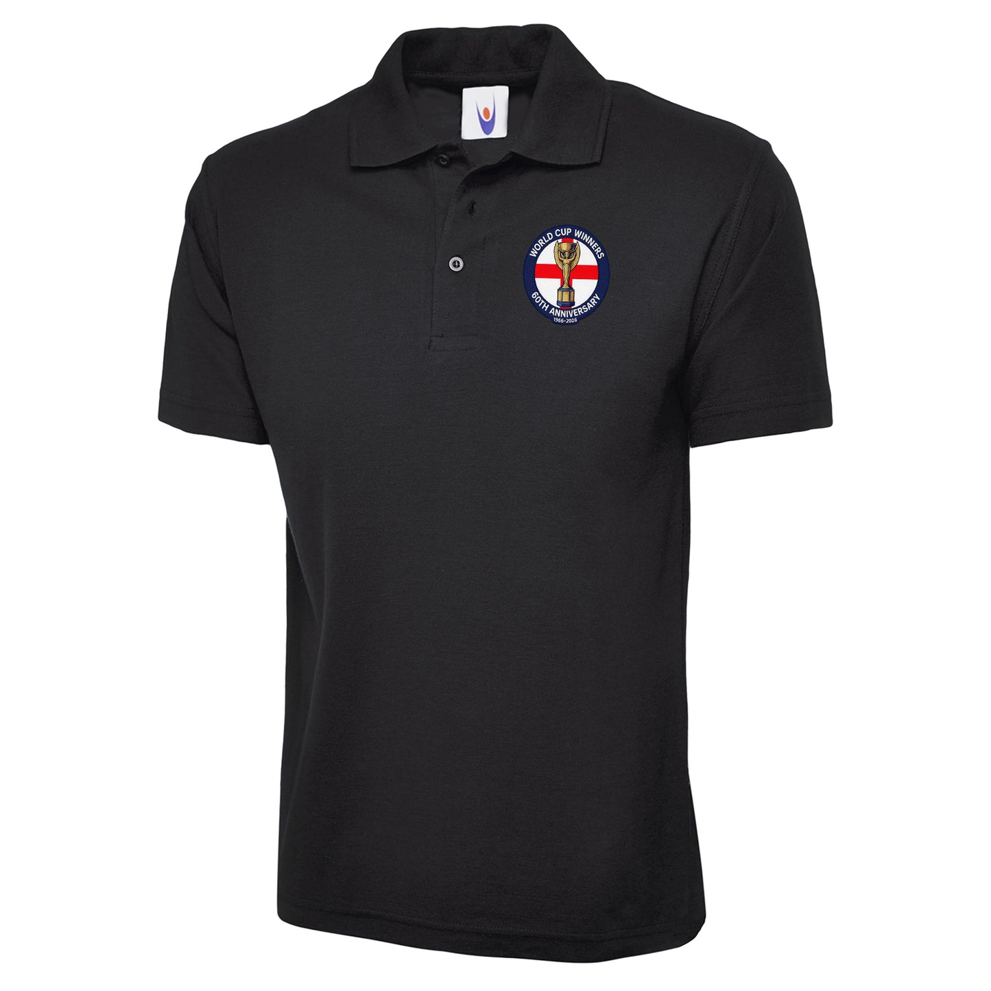 Retro England Football Polo Shirt