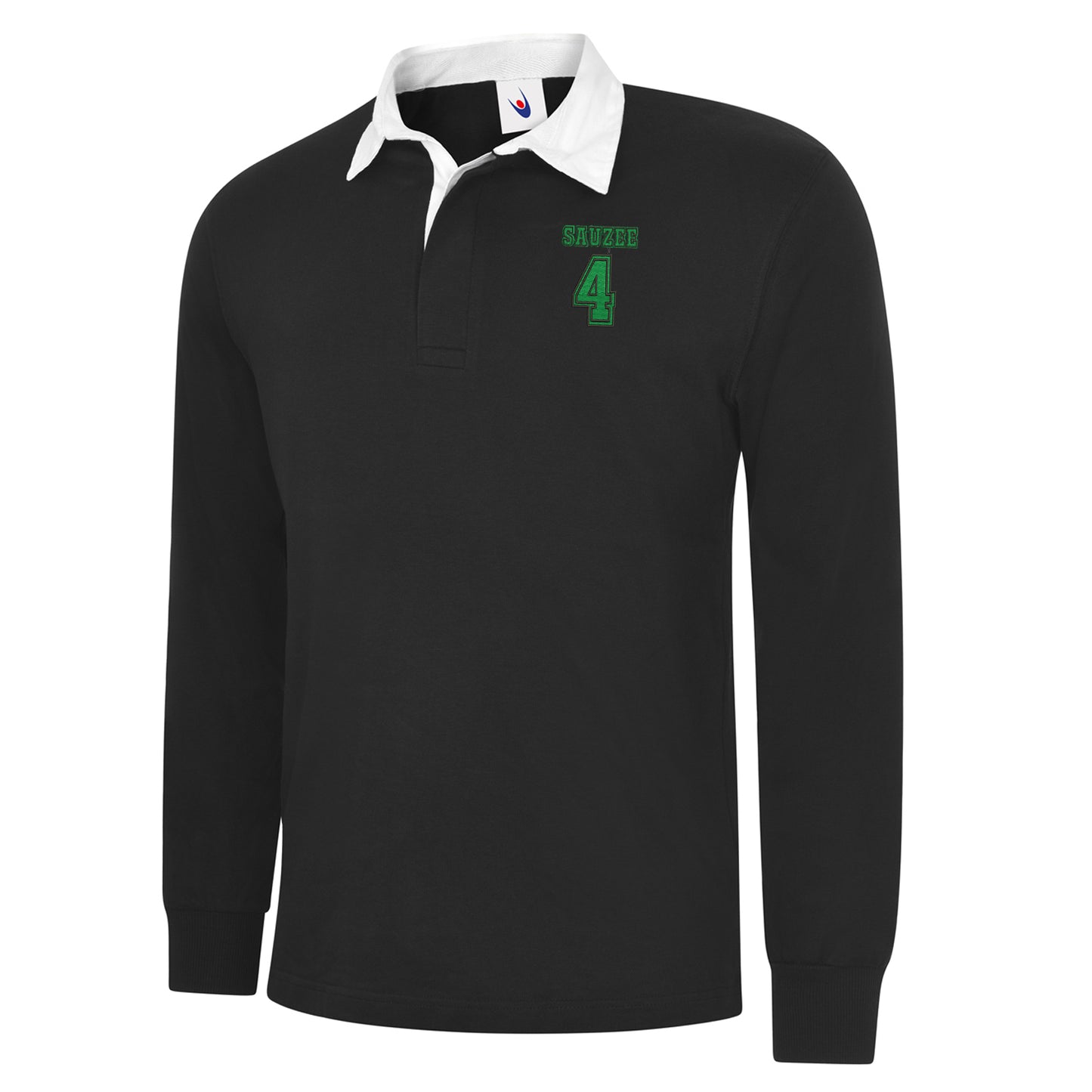 Sauzee 4 Embroidered Long Sleeve Rugby Shirt