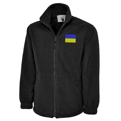 Flag of Ukraine Fleece Jacket