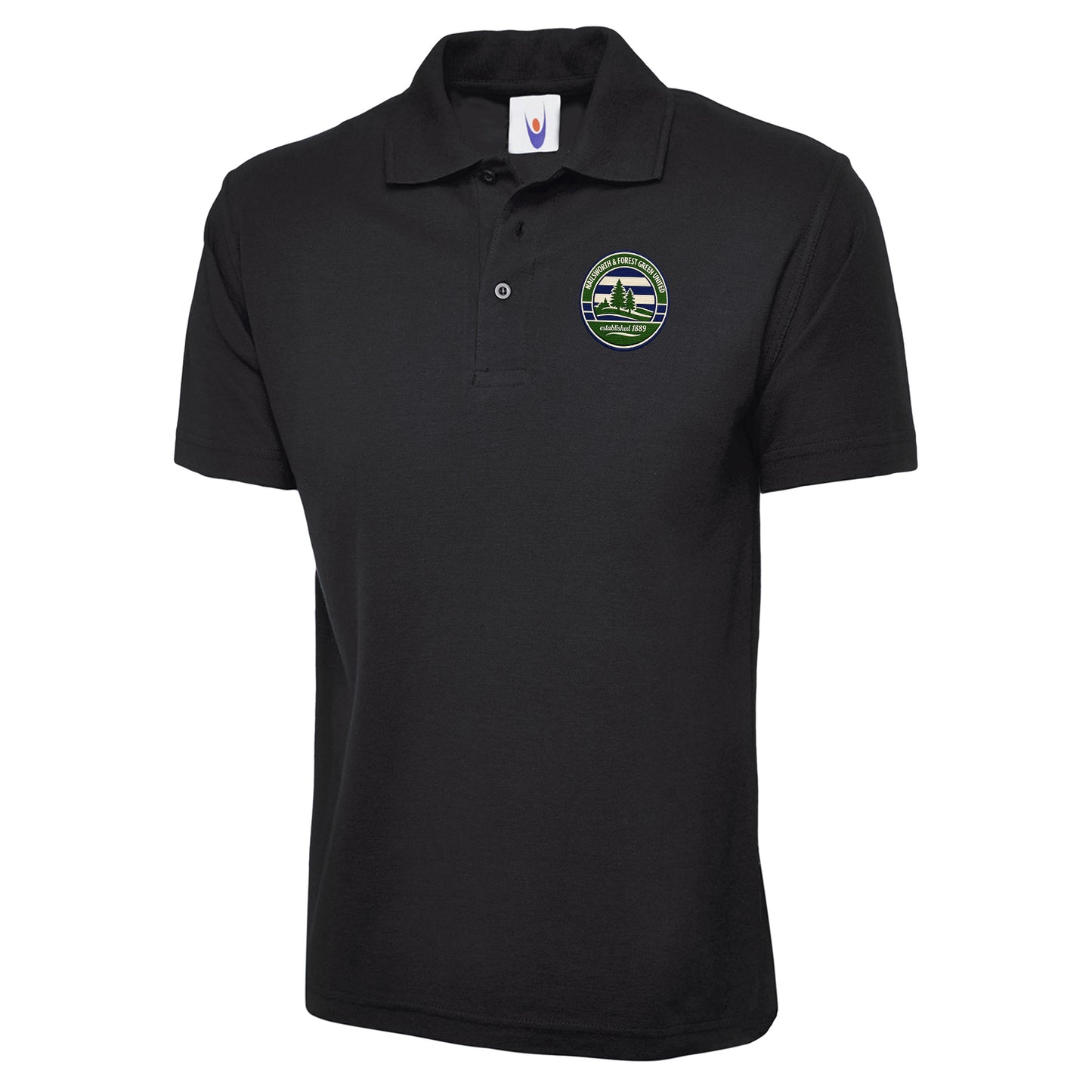 Retro Forest Green Rovers Polo Shirt