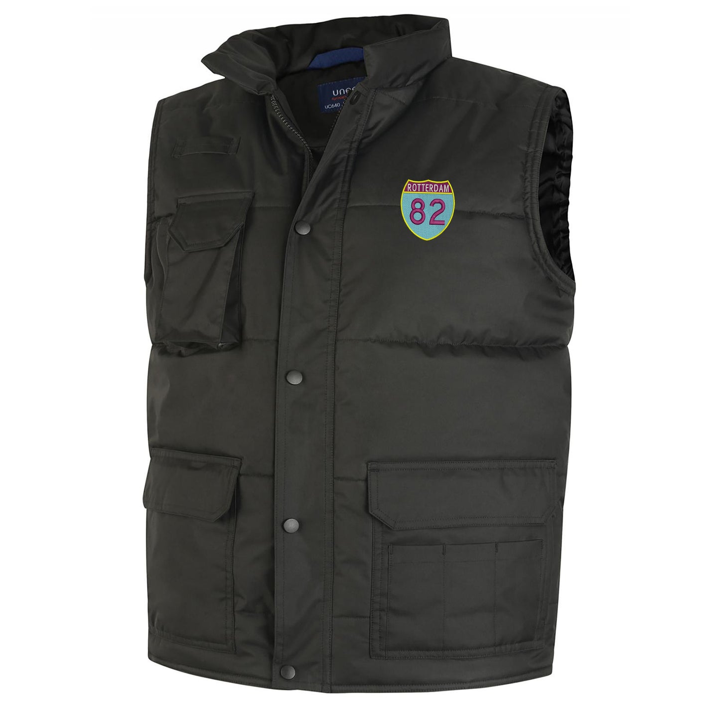 Retro Rotterdam 82 Embroidered Super Pro Body Warmer