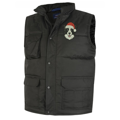 Border Collie Christmas Bodywarmer