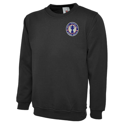 Retro Chesterfield Anglo-Scottish Cup Winners 1981 Embroidered Classic Sweatshirt