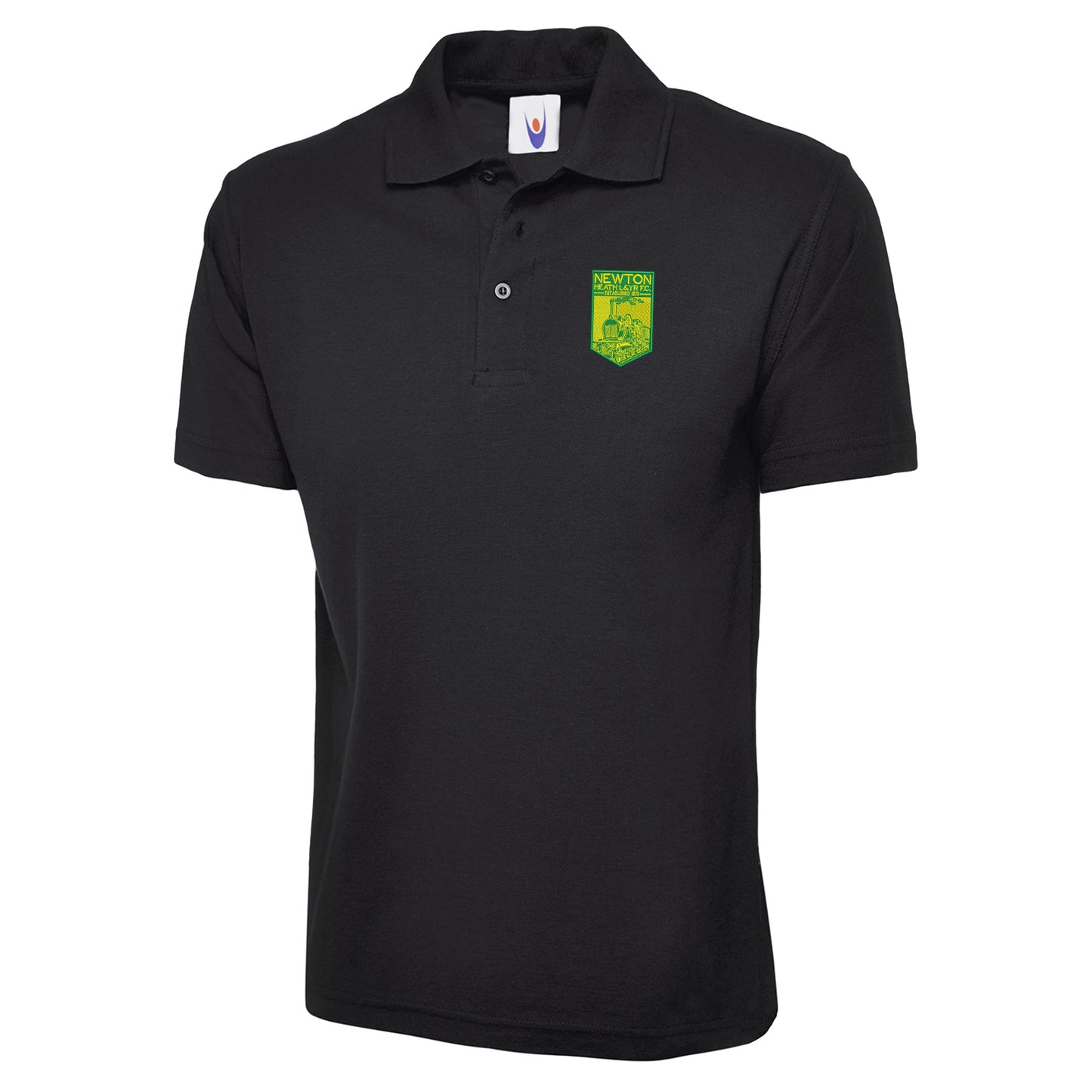 Retro Newton Heath LYR Embroidered Classic Polo Shirt