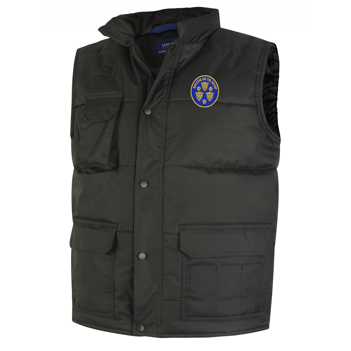 Shrewsbury Town Breathe on em Salop Bodywarmer
