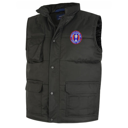 Retro Crystal Palace Zenith Data Systems Cup  Winners 1991 Embroidered Super Pro Body Warmer