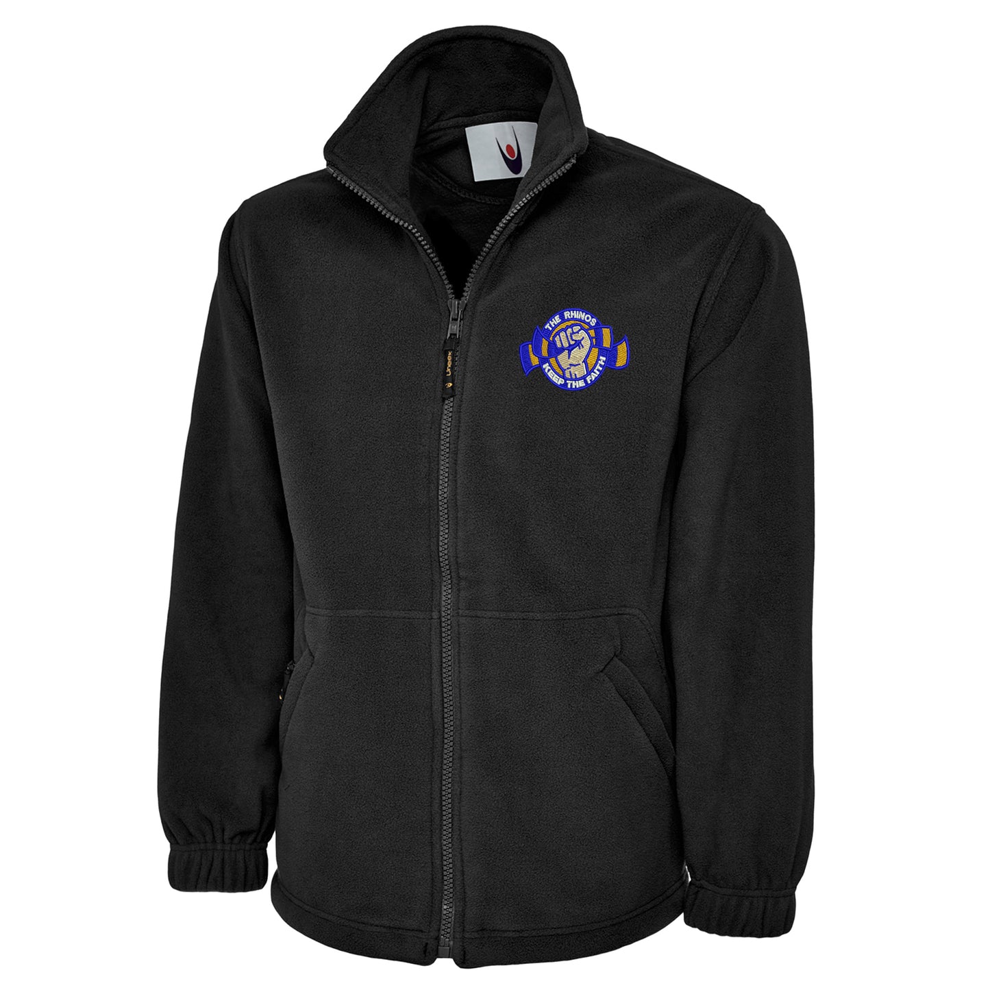 The Rhinos Keep The Faith Embroidered Premium Fleece Jacket