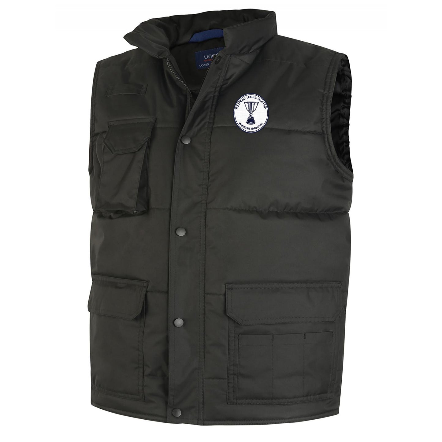 Retro Preston North End Bodywarmer