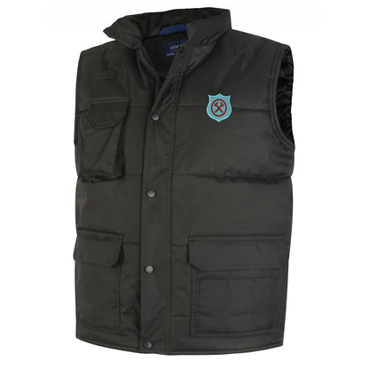 Retro West Ham 1923 Embroidered Super Pro Body Warmer