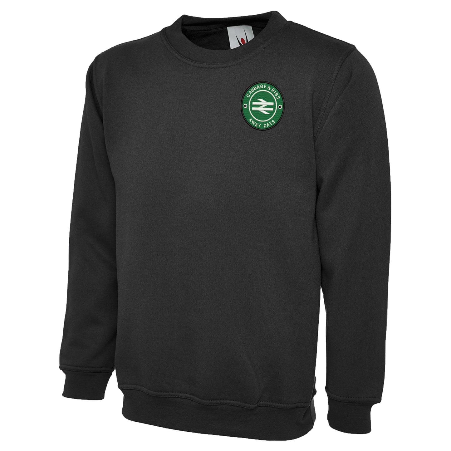 Cabbage & Ribs Away Days Embroidered Classic Sweatshirt