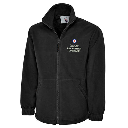 Proud to Have Served in The RAF Bomber Command Embroidered Premium Fleece