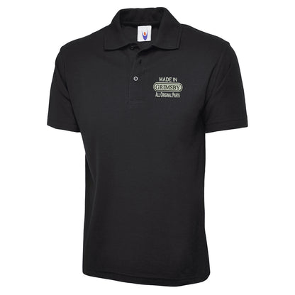 Made in Grimsby All Original Parts Embroidered Classic Polo Shirt