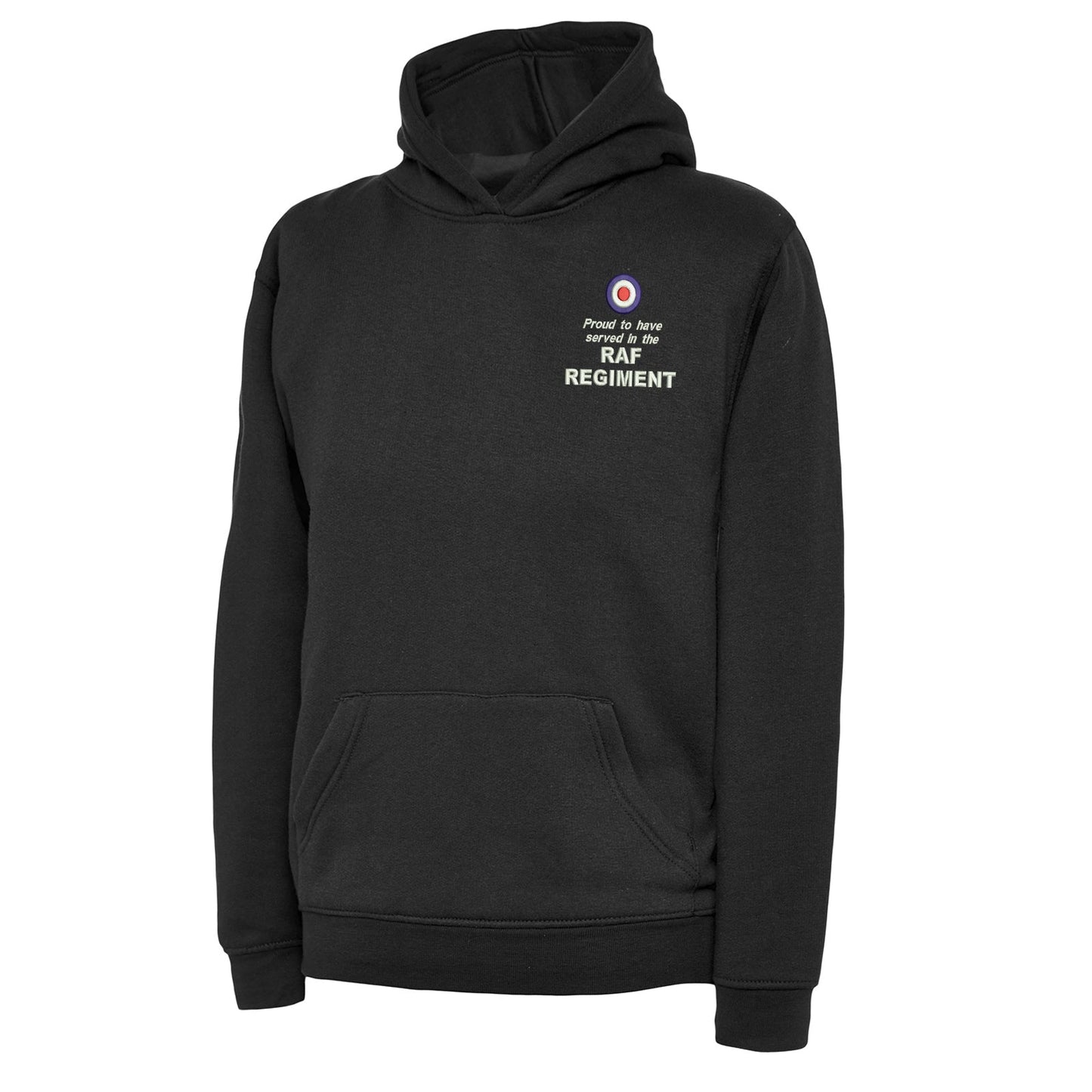 Proud to Have Served in The RAF Regiment Embroidered Children's Hoodie
