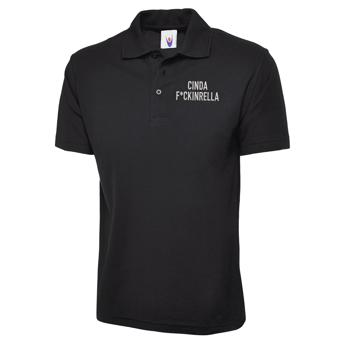 Cinder Fckinrella Embroidered Classic Polo Shirt